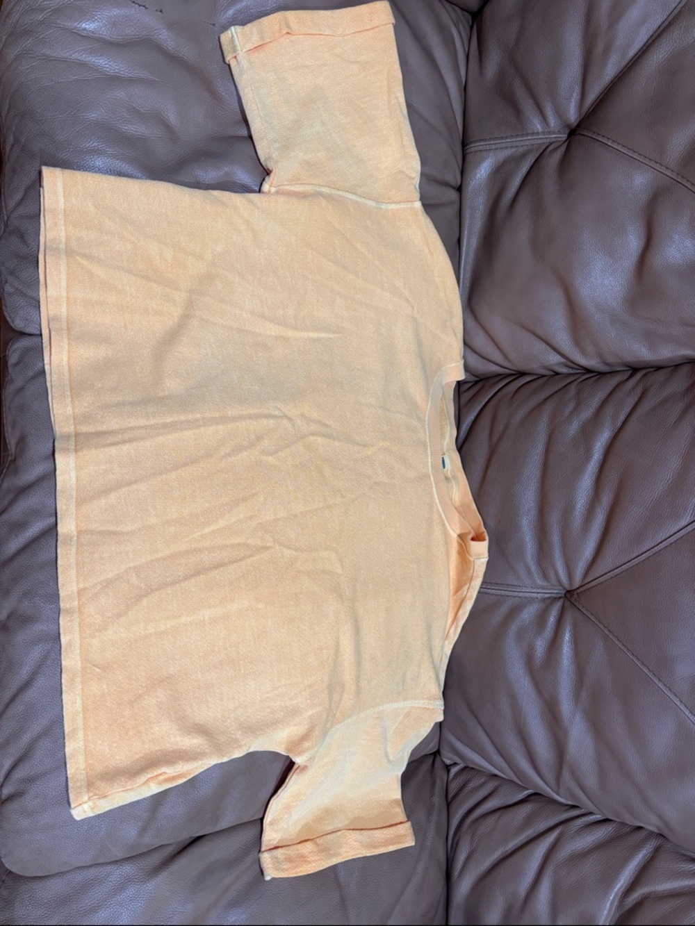 Old Navy Peach Crewneck Short Sleeve Top